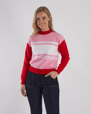 Warm Vibe Fiorella Knit Pink Lemonade