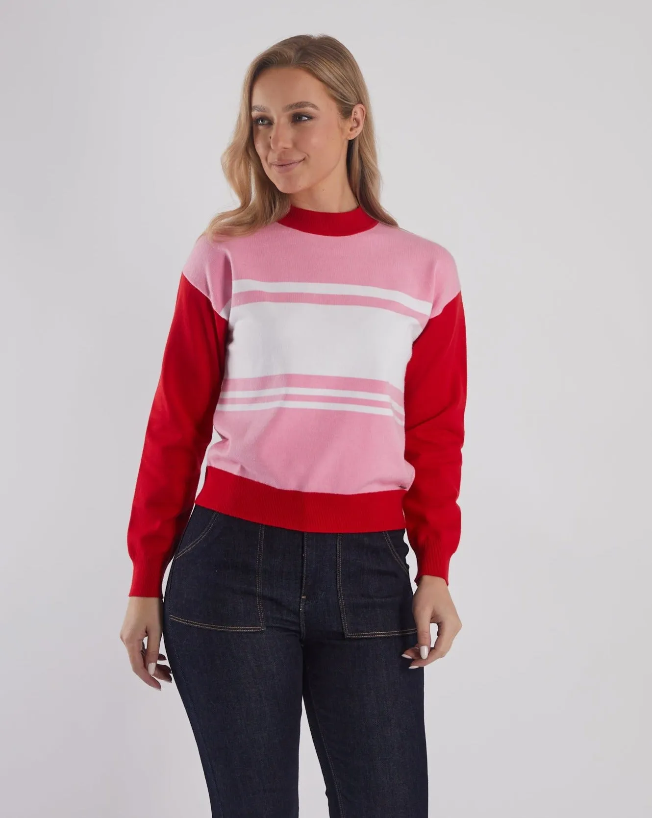 Recycled Polyester Blend Fiorella Knit Pink Lemonade