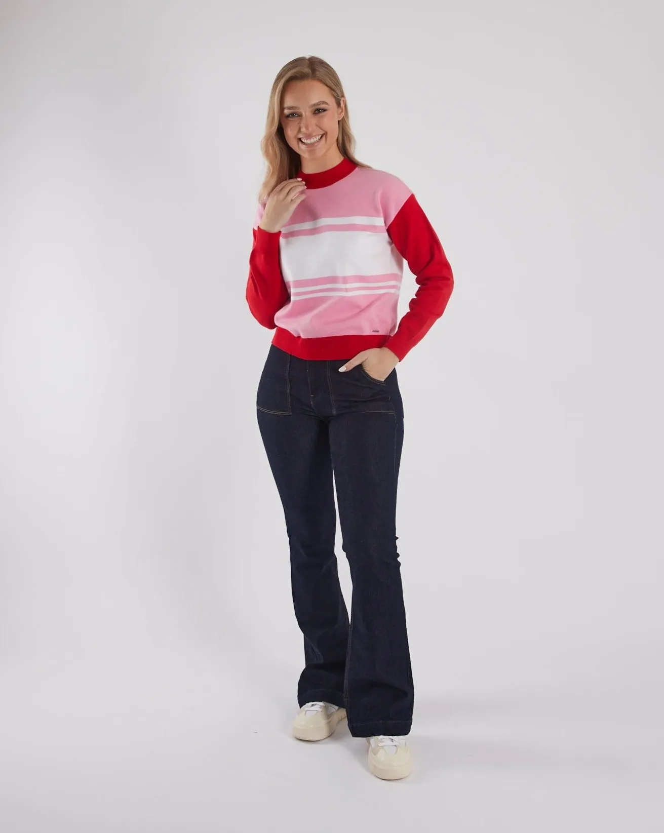 Fiorella Knit Pink Lemonade Seasonless Style