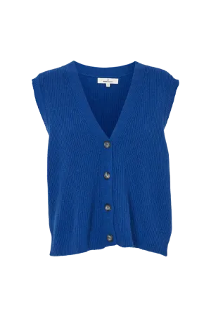 Light Weight Hypoallergenic Fiber Blend Lise Vest - Princess Blue