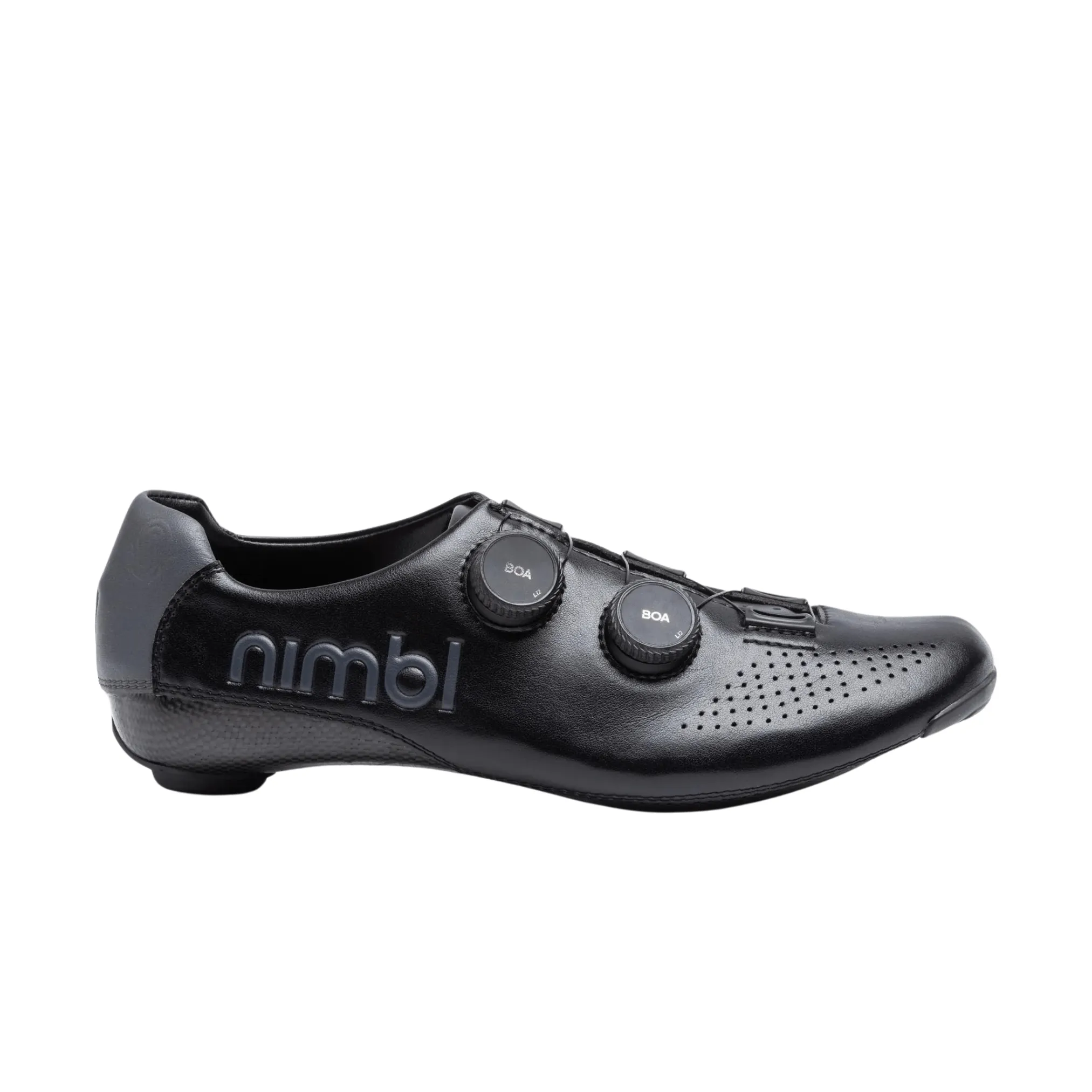 Open Box - Nimbl EXCEED Shoe Black 44 (Small Scuff On Sole) Secure Lock Lace Up