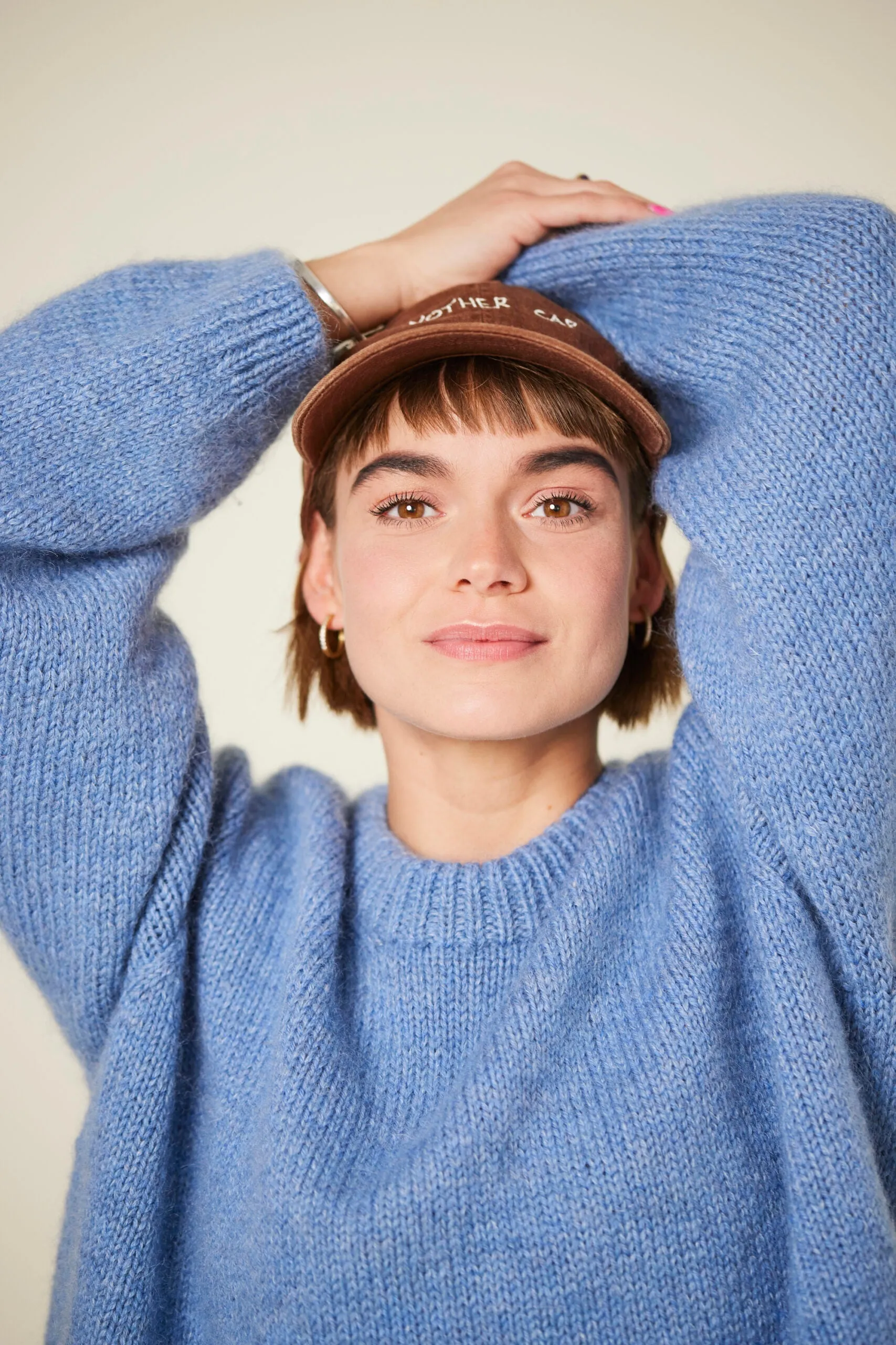 Crew Sweater Oversize Compact Knit Technique