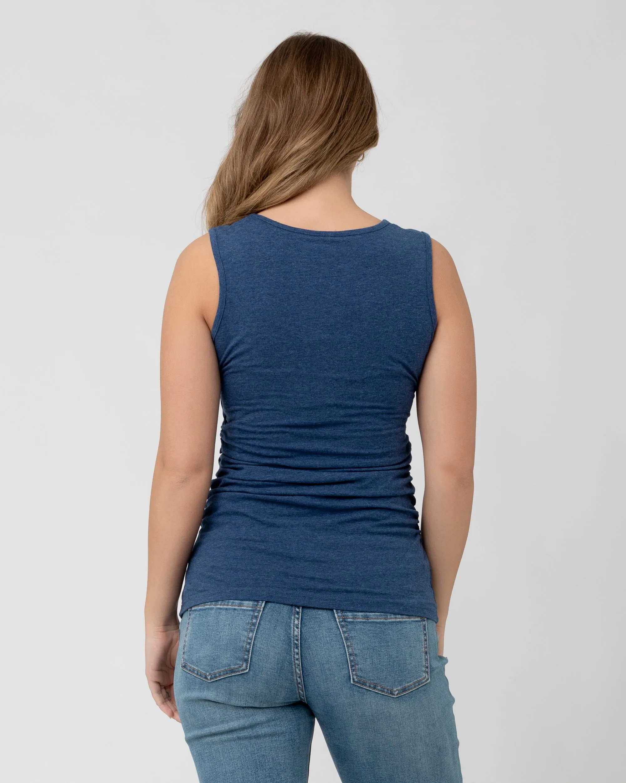 Organic Nursing Tank Denim Marle nursing essentials Hassle free