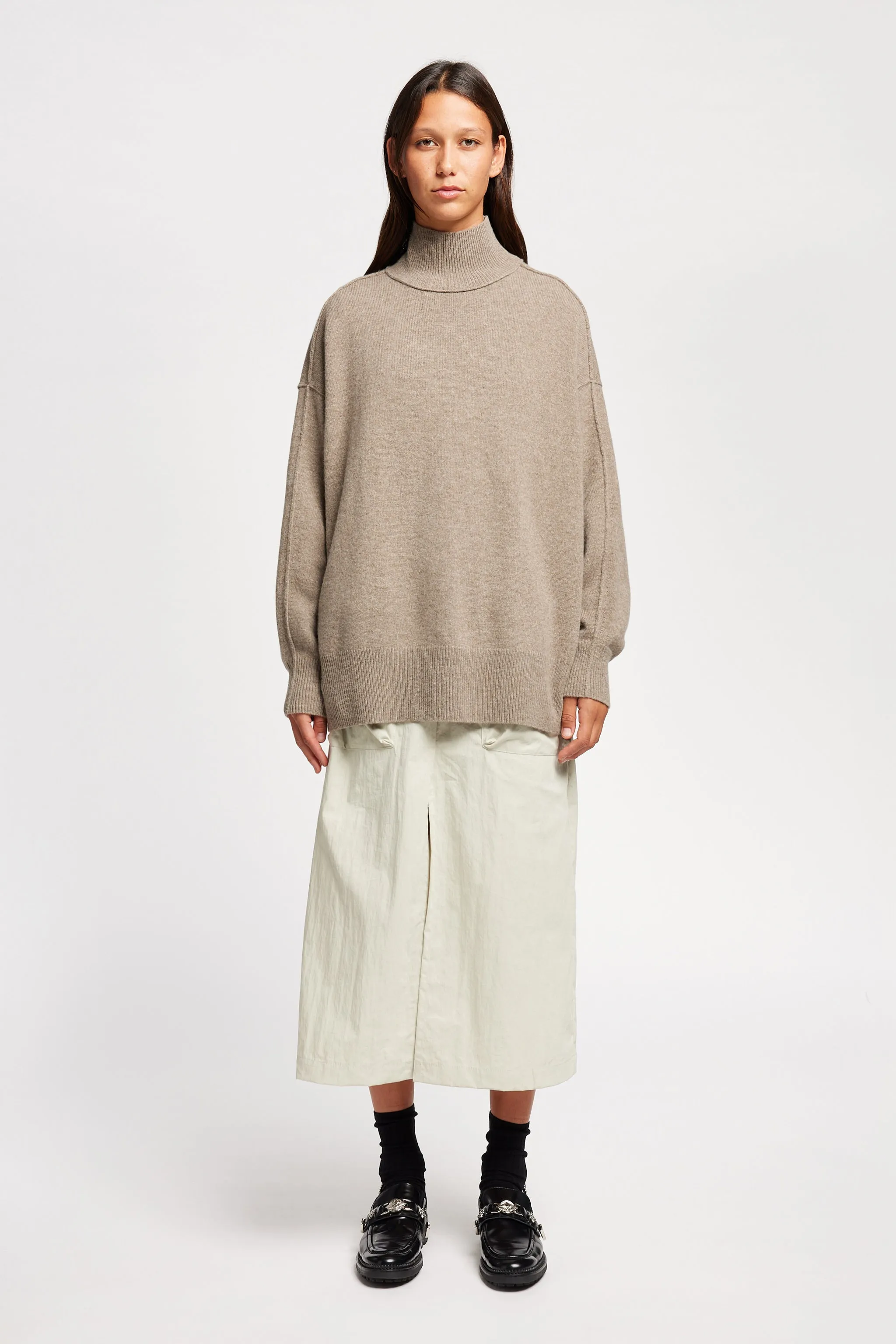 Overflow Knit Taupe Weekend Vibes