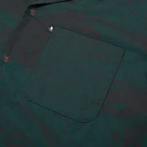 Bold Statement Odor Resistant Pass~Port Cave~in Casual Shirt - Dark Green