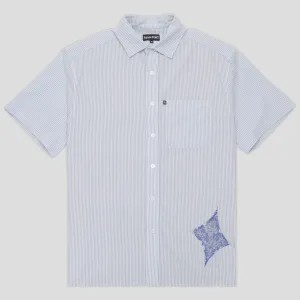 Pass~Port Glint Workers Short Sleeve Shirt - Blue Mountain Escape