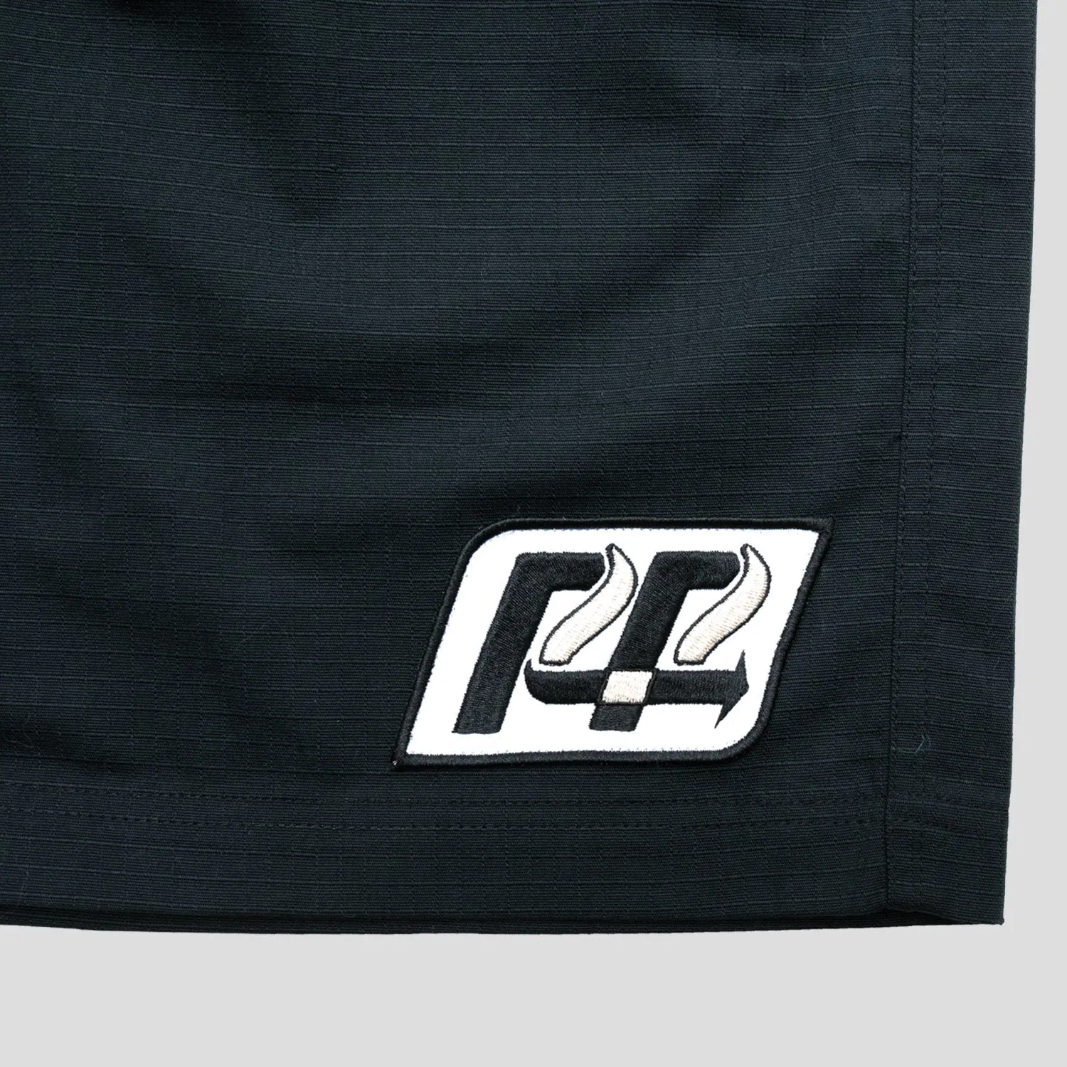 Pass~Port Transport Ripstop Workers Short - Black Casual Movement Breathable Side Vents