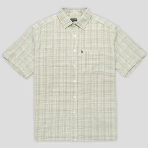 Pass~Port Workers Check Shirt Short-sleeve - Green / Blue Premium Comfort Durable Thread Construction