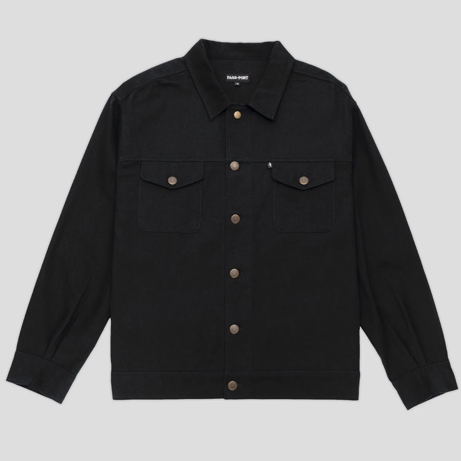 Pass~Port Workers Overshirt - Black Budget Friendly Lounge Wear