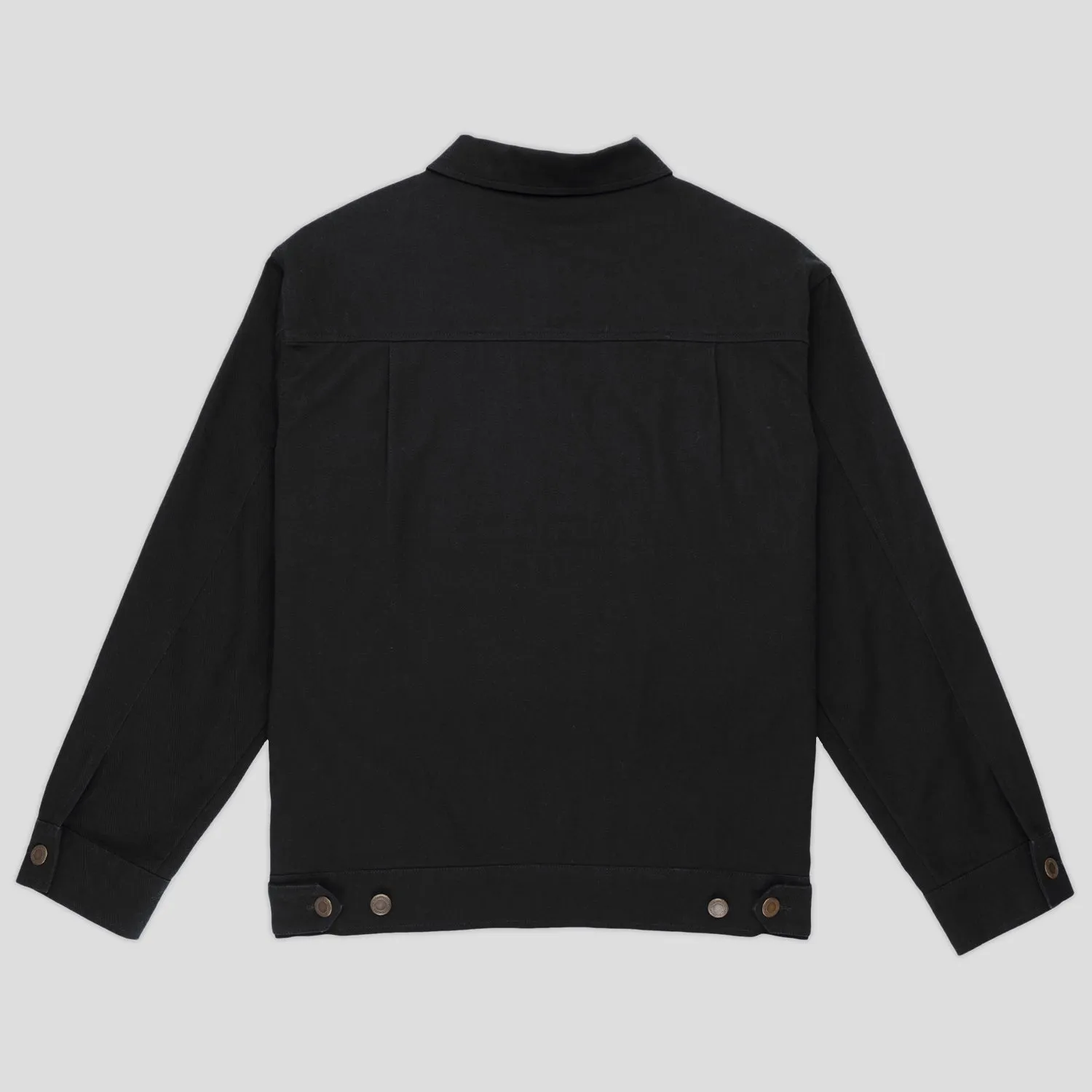 Pass~Port Workers Overshirt - Black color block UV Protective Coating