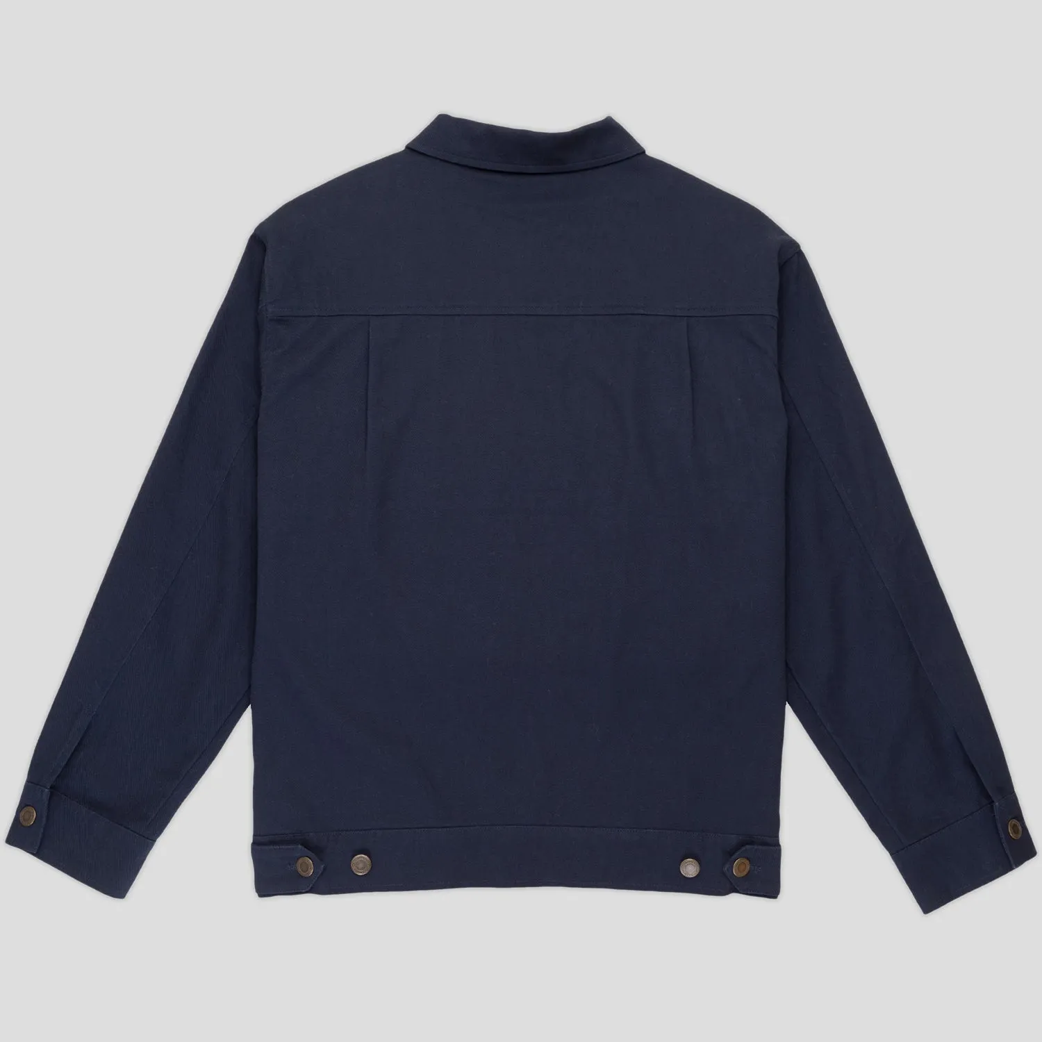 Pass~Port Workers Overshirt - Navy Soft Texture Vibrant Colors