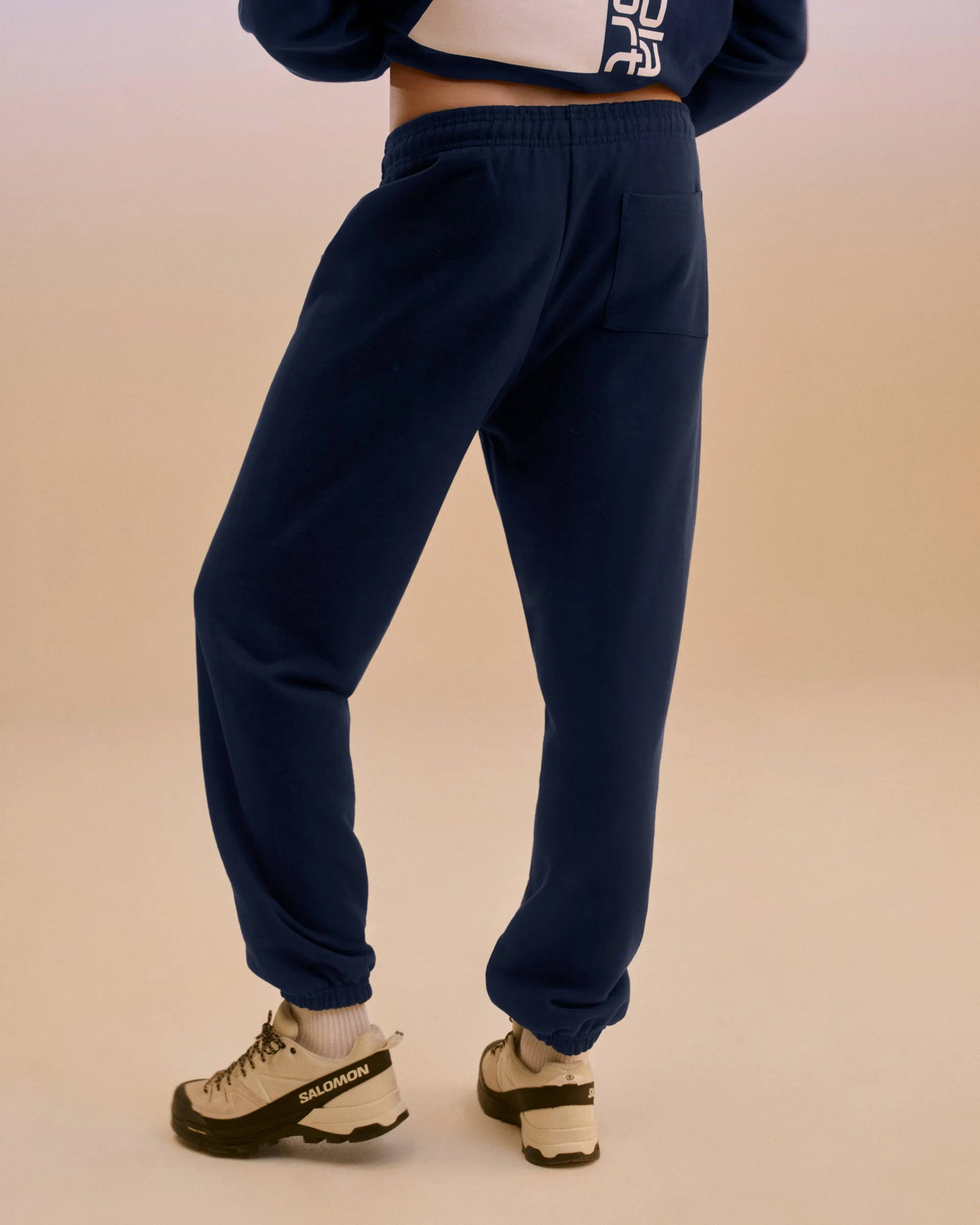Peaks Sweatpants - Navy Blue Comfortable Fabric Professional Wear