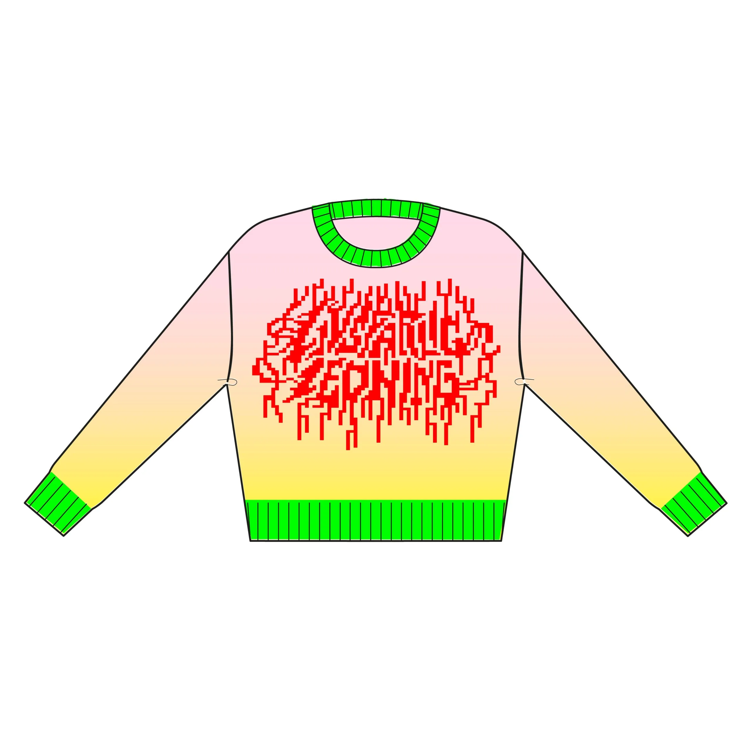 Deadly Wire Sweater LowProfile Stitching