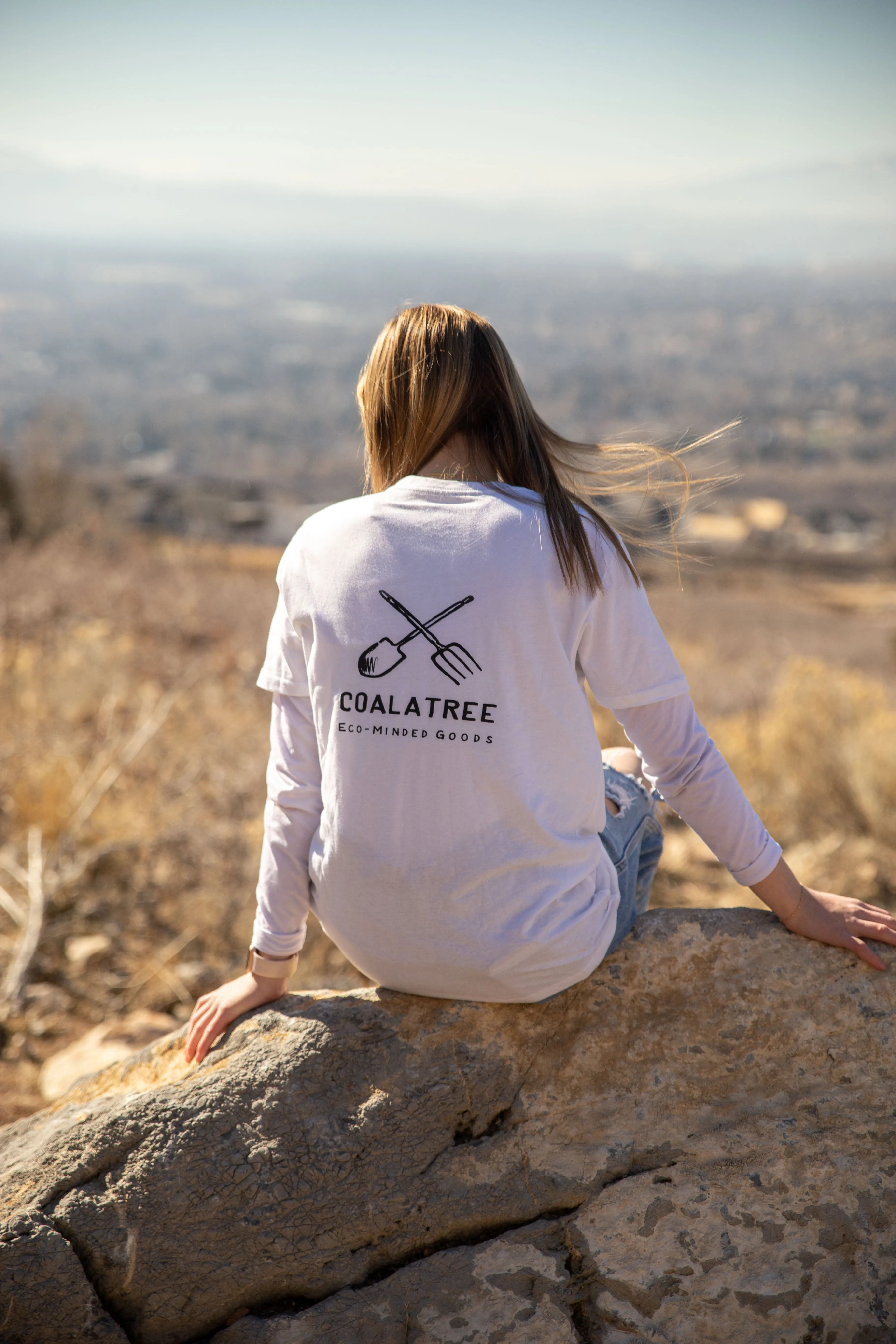 Ruffled edges PITCHFORK TEE