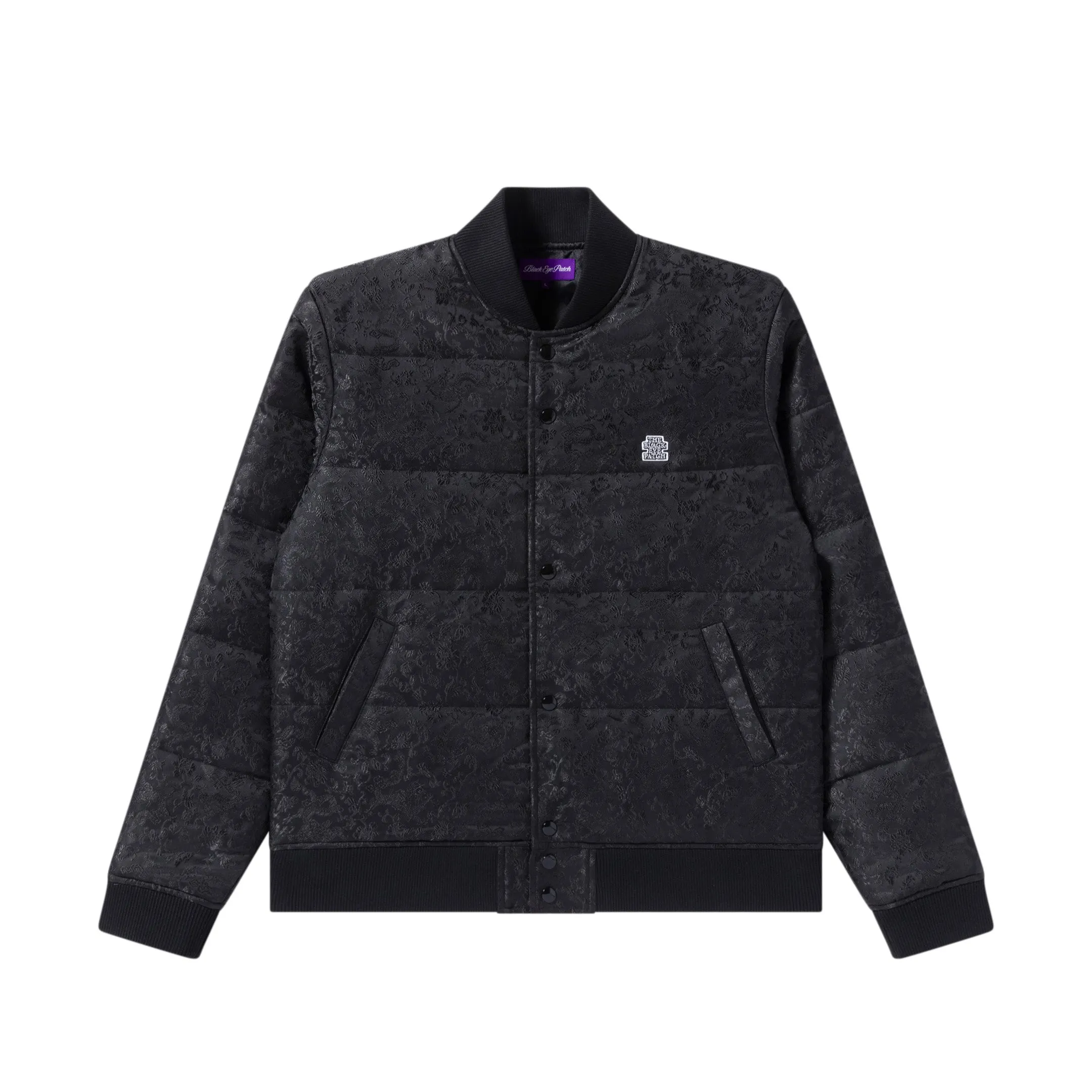 Essential Casual Look DRAGON TEXTILE PADDED JACKET BLACK