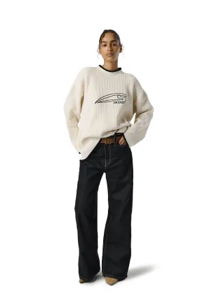 Layered HeatTrap Stitching Kip Knit Sweater
