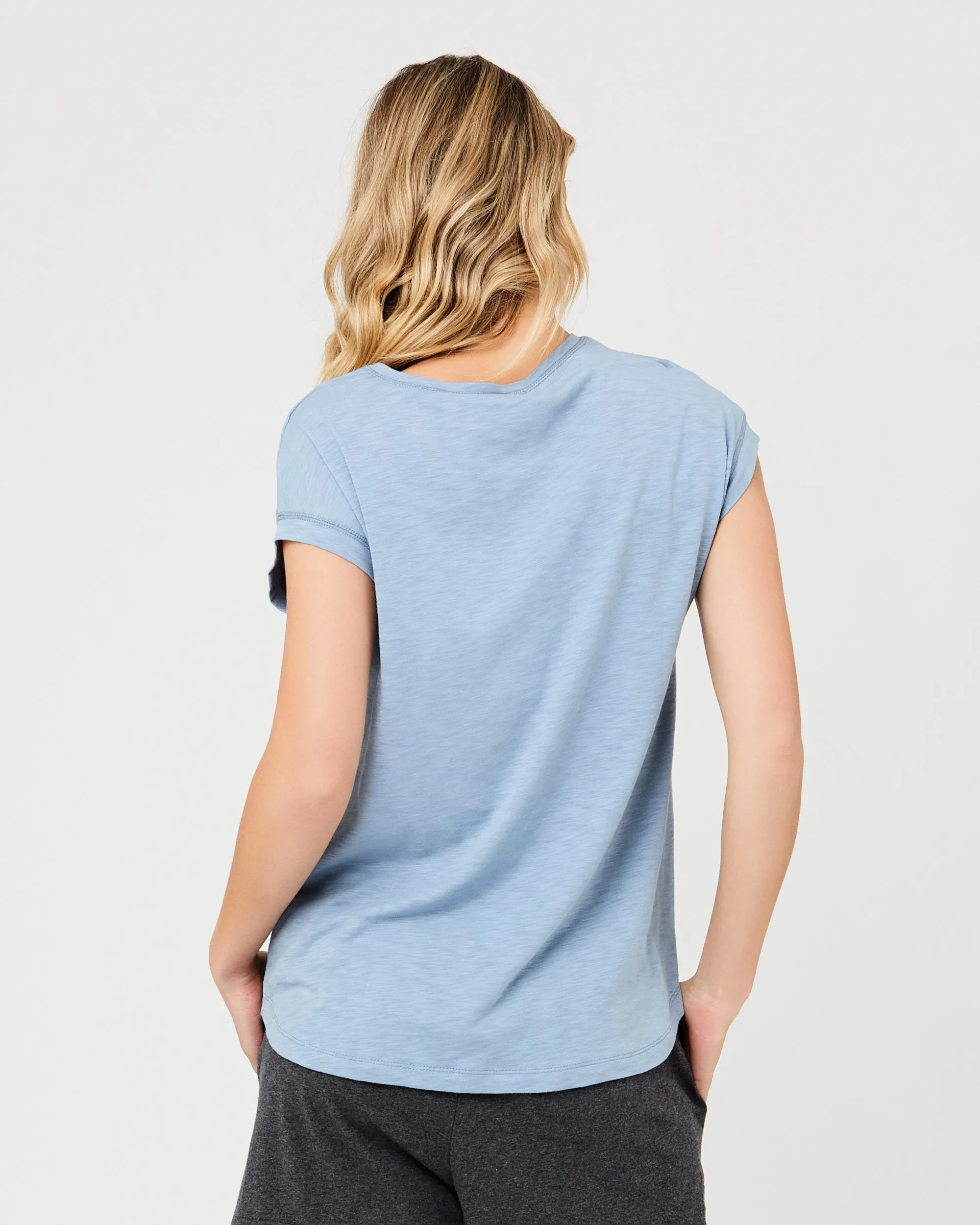 Richie Nursing Tee Light Petrol Chemical free