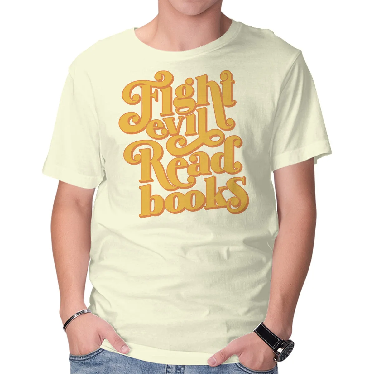 Vintage authenticity Easy Style Wear Fight Evil, Read Books