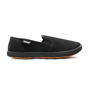 Tomcat Slip On Canvas Shoes - Black (37-42) Buckle Strap