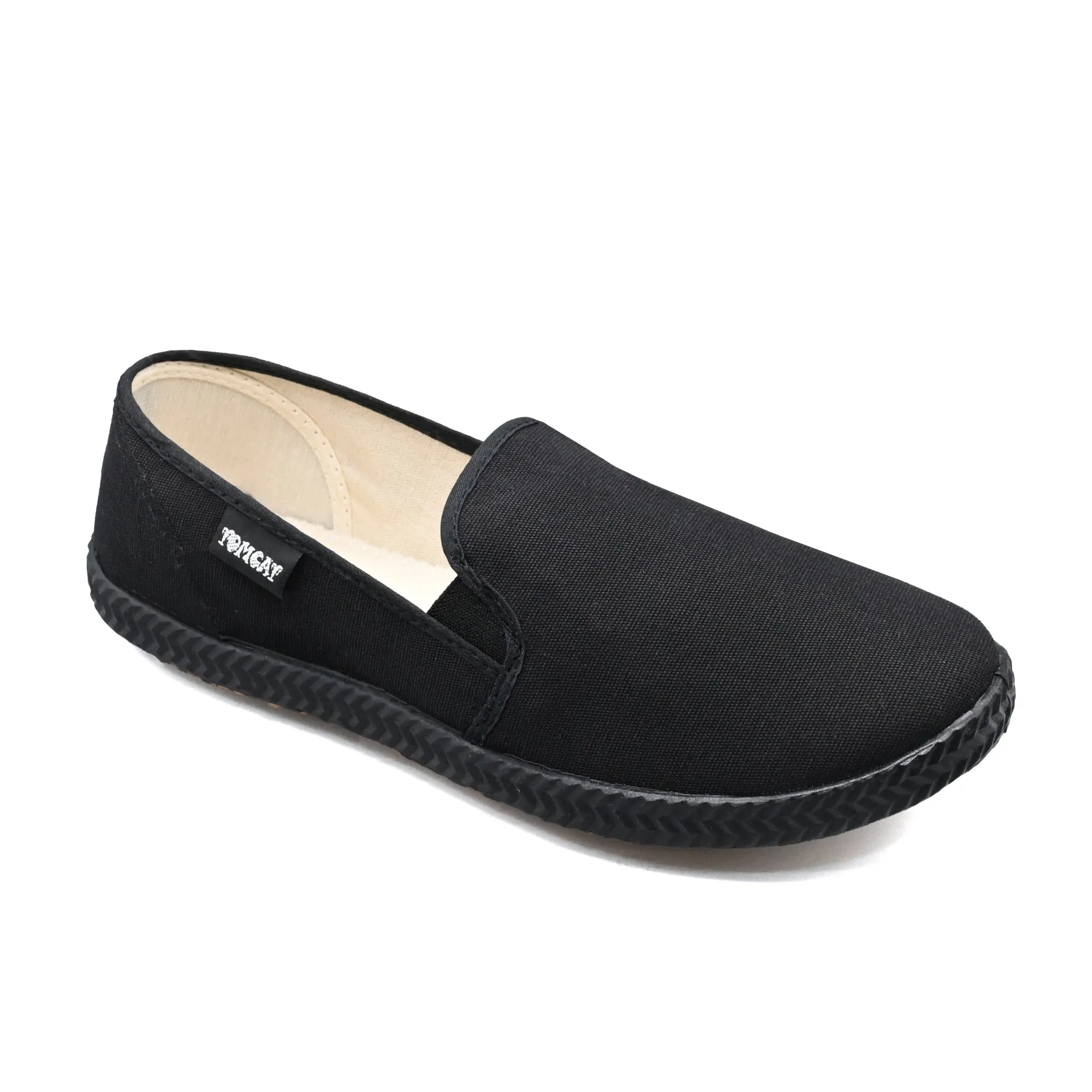 Tomcat Slip On Canvas Shoes - Black (37-42) Flexible Materials