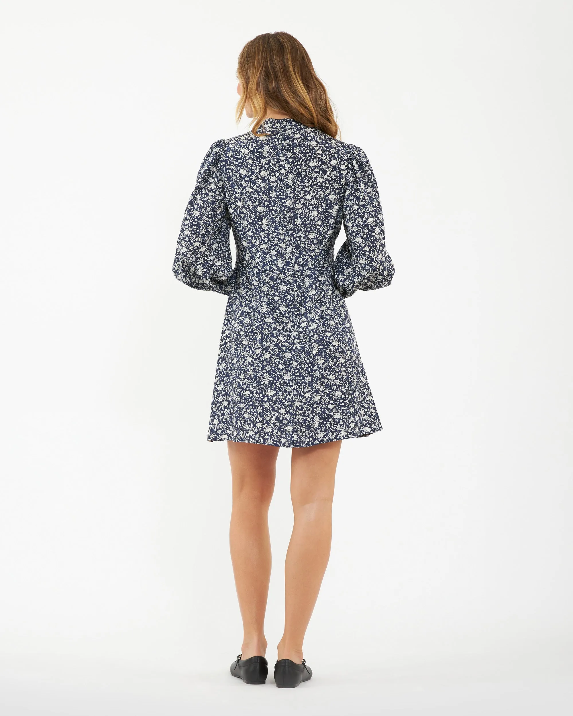 Thea Dress  Navy / White Must Have