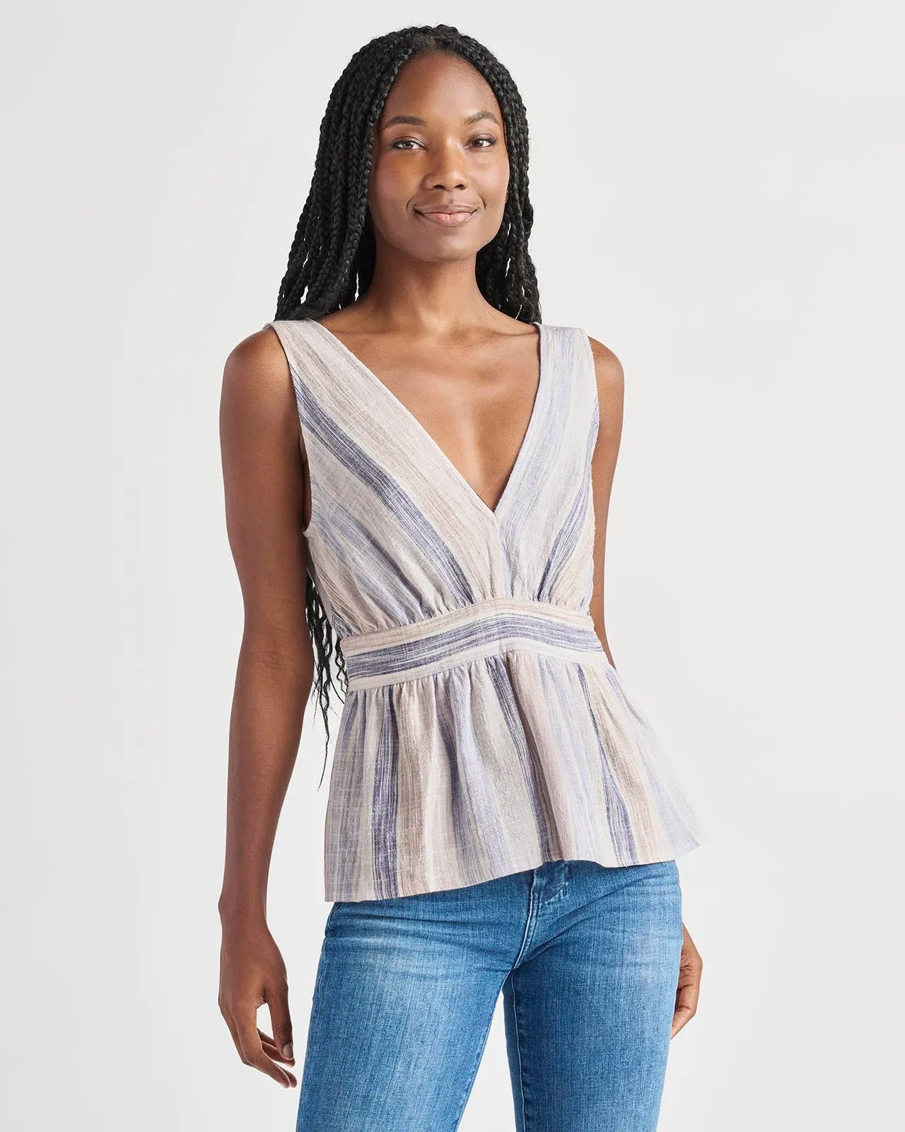 Jade V-Neck Tank Work efficiency Formal Occasion