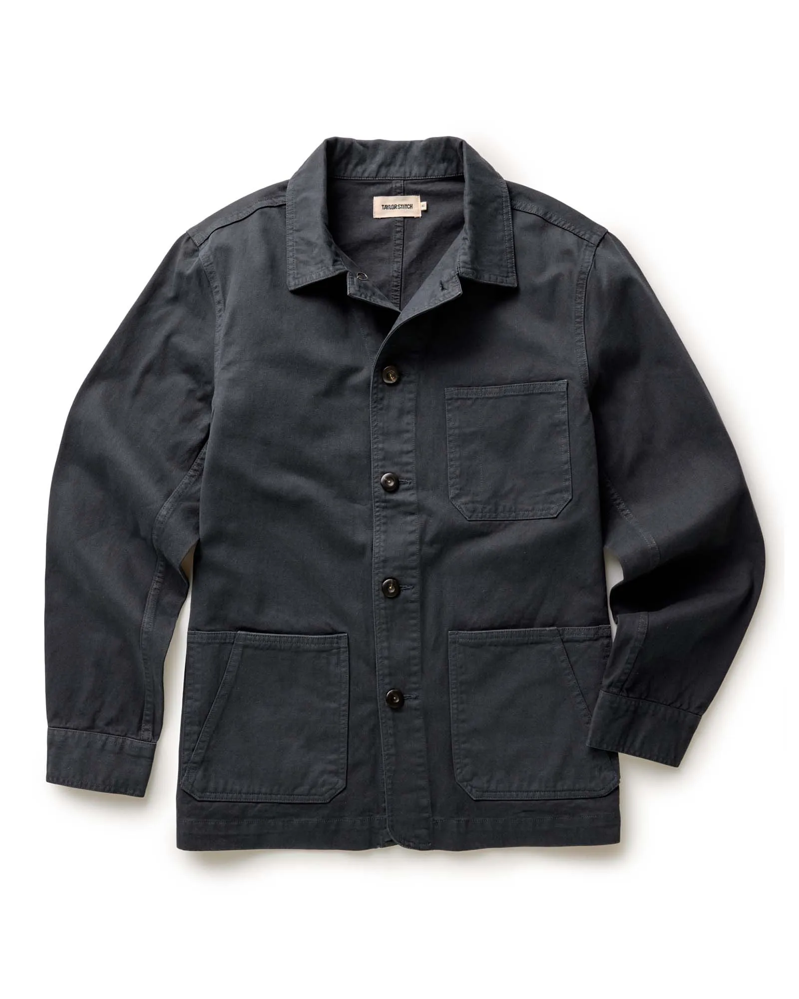 Comfort Focused Design The Ojai Jacket in Organic Navy Foundation Twill