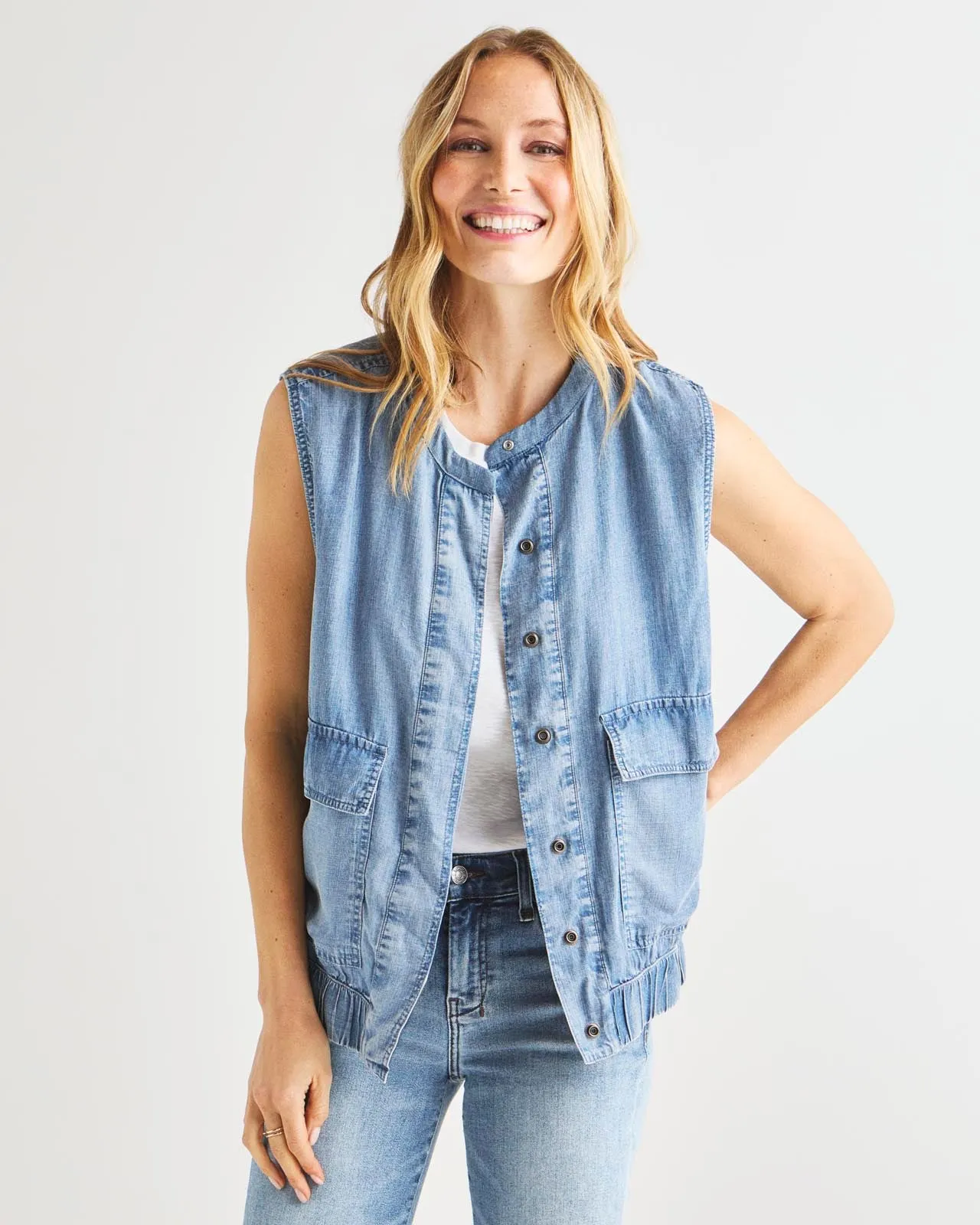 Soft Wearable Chase Indigo Vest