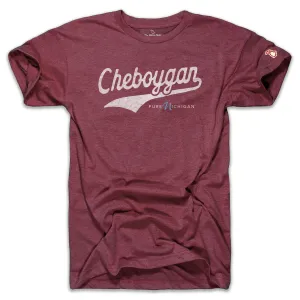 Cashmere combination Casual Day Wear PURE MICHIGAN - CHEBOYGAN SCRIPT (UNISEX)