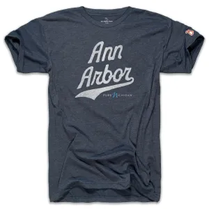 Micro Perforated Fabric Indoor clothing PURE MICHIGAN - ANN ARBOR SCRIPT (UNISEX)