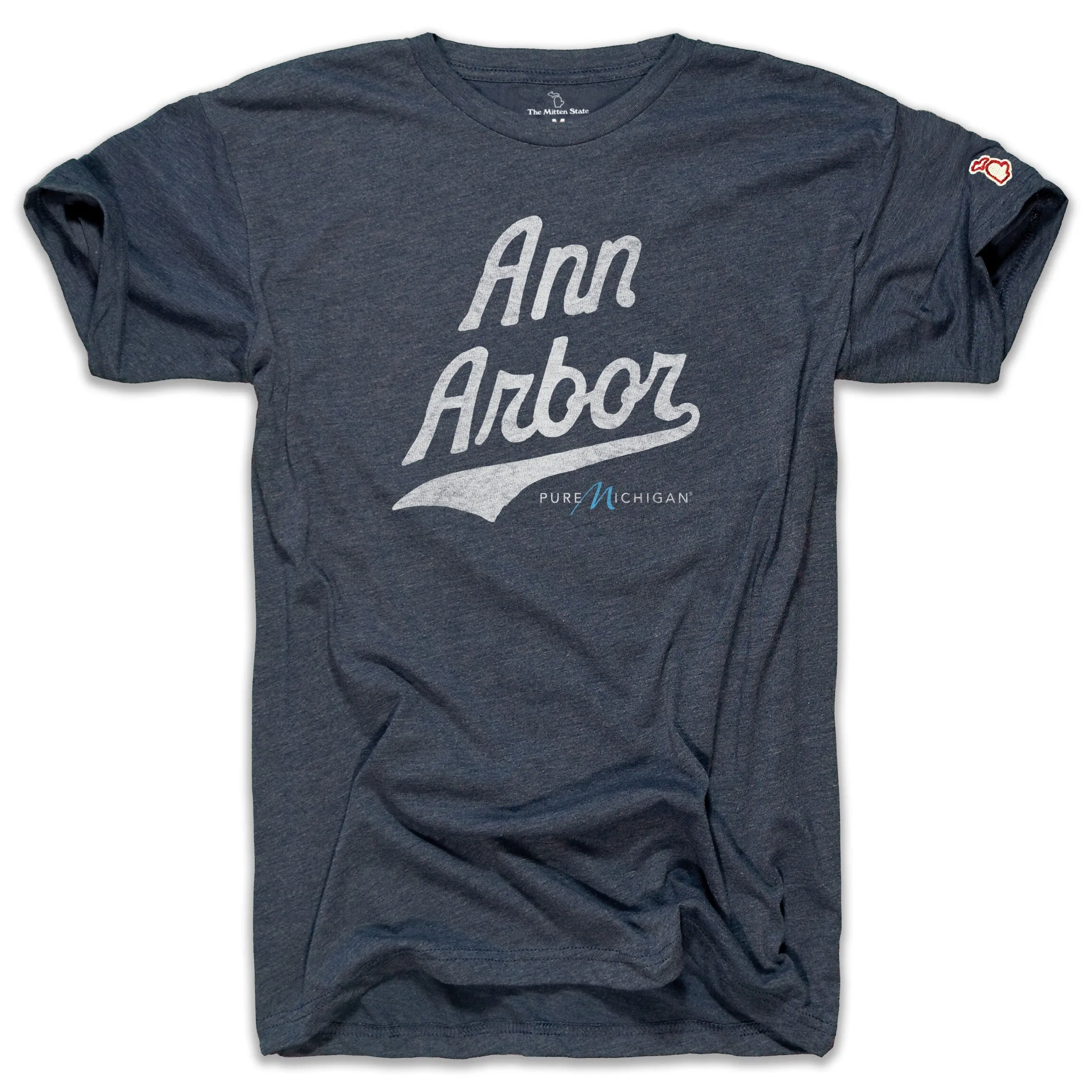 Micro Perforated Fabric Indoor clothing PURE MICHIGAN - ANN ARBOR SCRIPT (UNISEX)