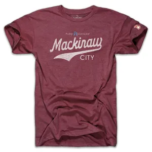 PURE MICHIGAN - MACKINAW CITY SCRIPT (UNISEX) Outdoor Sports Cycling endurance