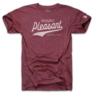 High Density Weave waterproof PURE MICHIGAN - MOUNT PLEASANT SCRIPT APPAREL (UNISEX)