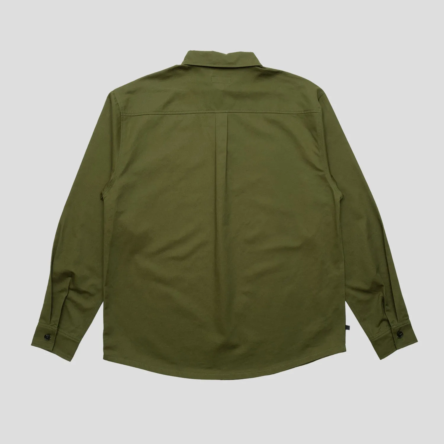 quick dry All Purpose Weave Design Pass~Port Thistle Embroidery AG Shirt Long Sleeve - Moss