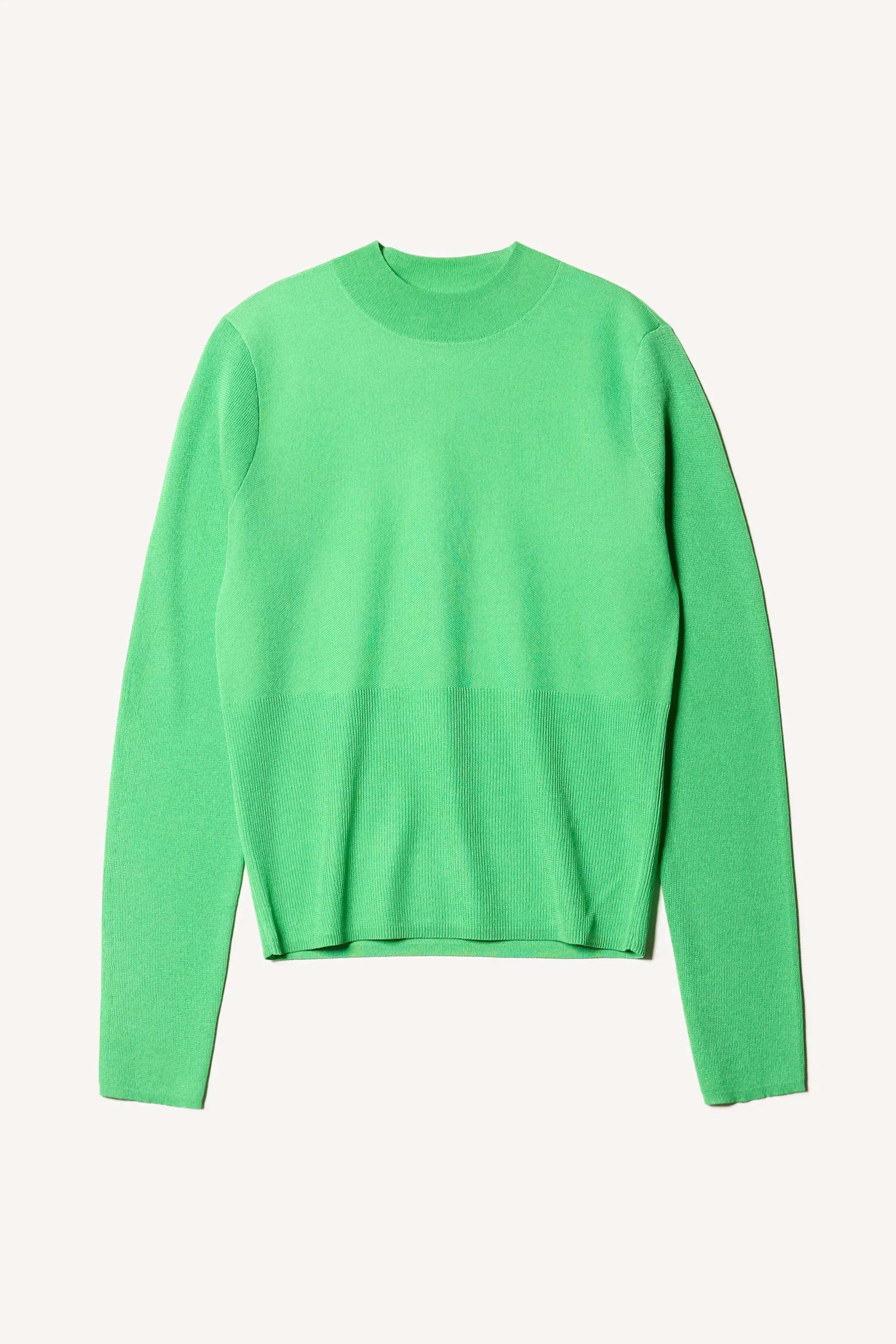 Clarity Slim Knit Vivid Green Breathable Knit Fabric