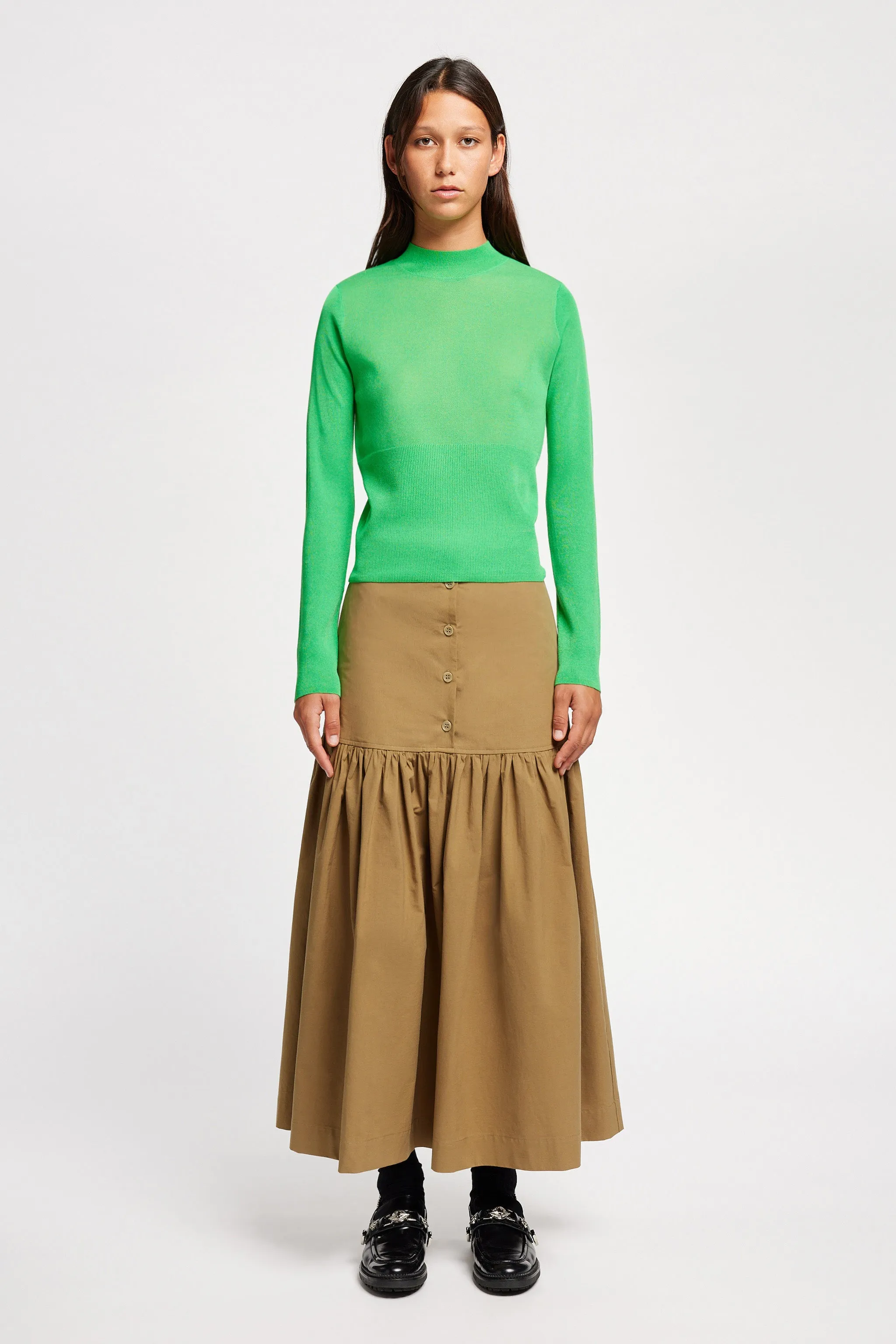 Clarity Slim Knit Vivid Green Moisture Management System