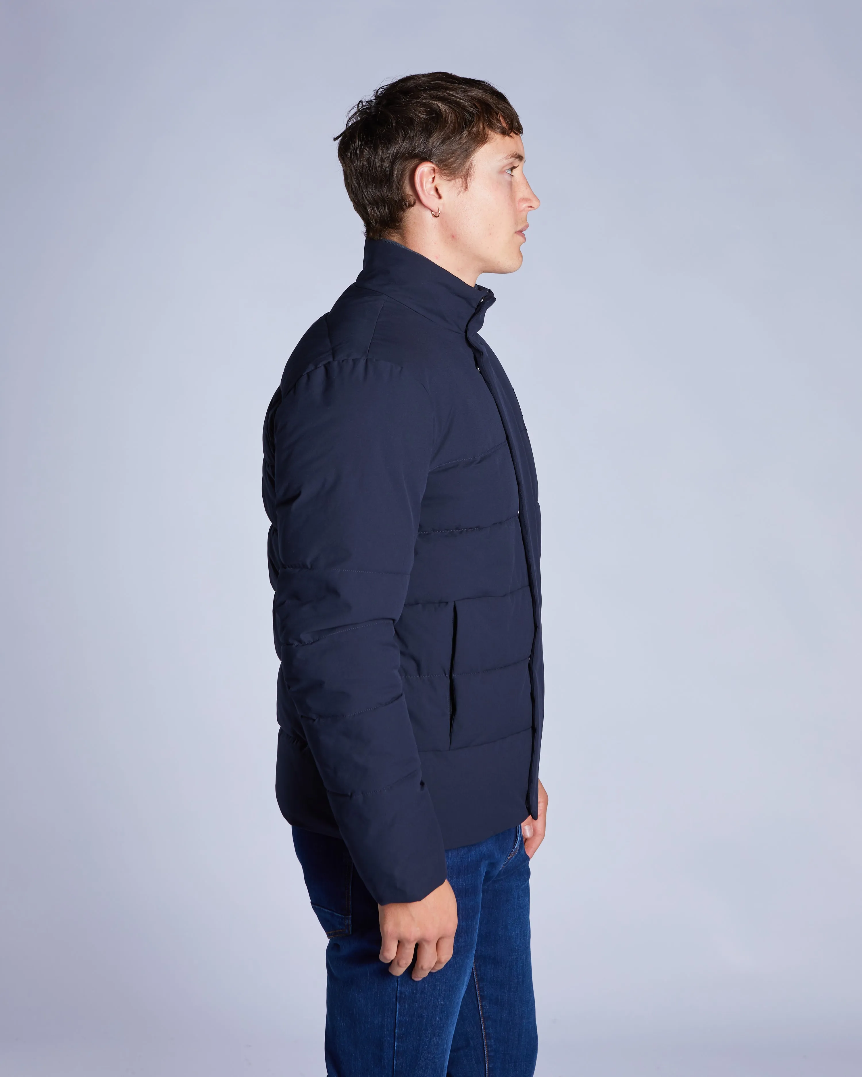 AntiPilling Finish David Jacket Midnight Blue