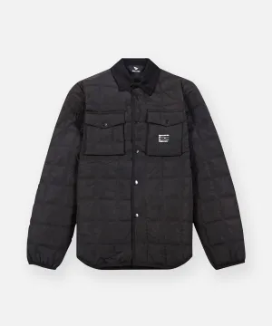 Sun Protection Fabric Quilted Shirt Jacket