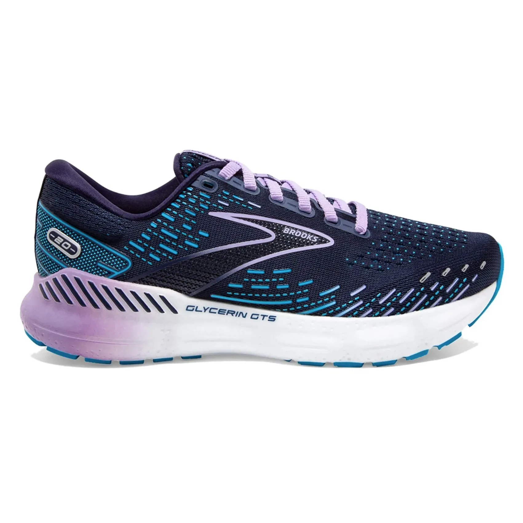 Womens Brooks Glycerin GTS 20 Toe box