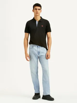 Winter Warmth Professional Wear Men's 505 Light Indigo Straight Fit Mid Rise Jeans