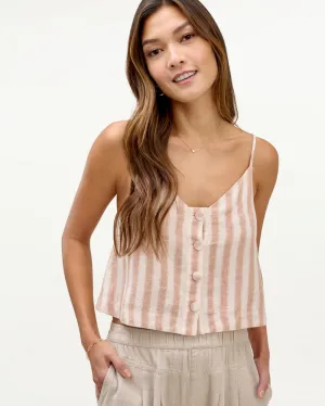 Trendy Comfort Wear AllDay Comfort Mary Lawless Lee x Splendid Stripe Cami Tank