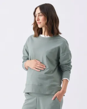 Comfortable fit Relax Nursing Sweat Sage