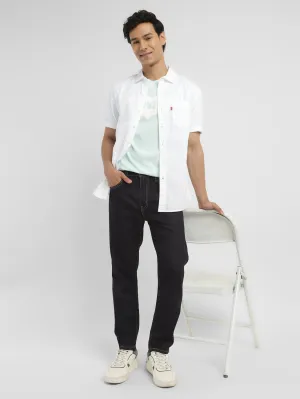 Sustainable Trend Setter Versatile Men's 512 Dark Indigo Slim Tapered Fit Mid Rise Jeans