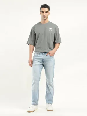 Contemporary Cut Comfortable Fit Design Men's 513 Indigo Slim Straight Fit Mid Rise Jeans