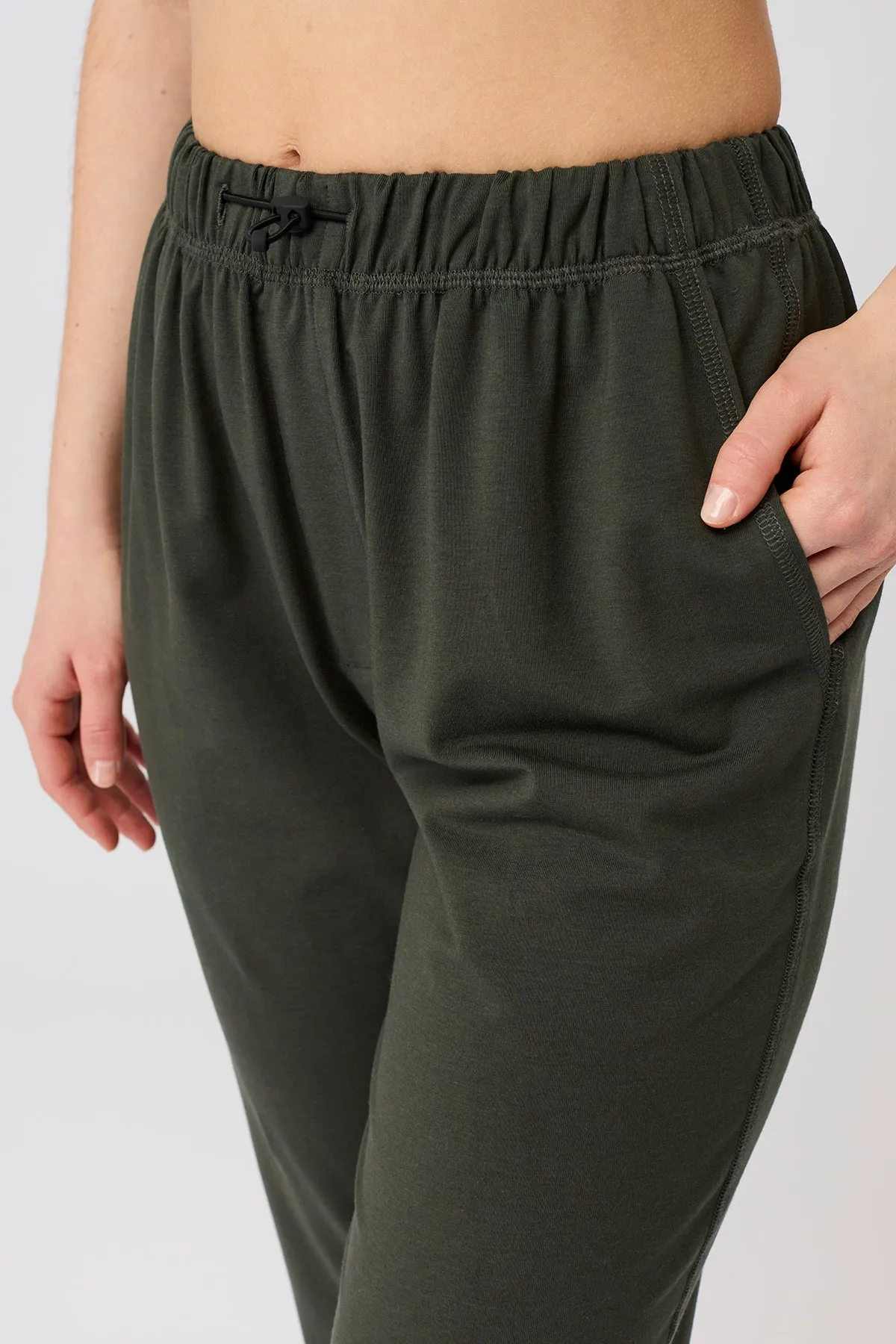 Relaxed Fit Pant - Dark Olive No Gap Waist