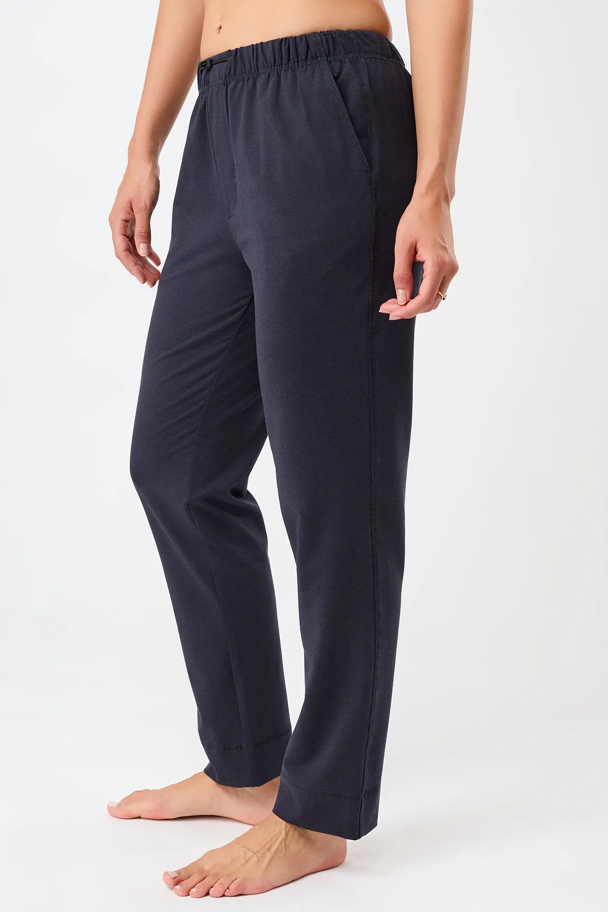 Lounge-friendly No Iron Relaxed Fit Pant - Night Sky