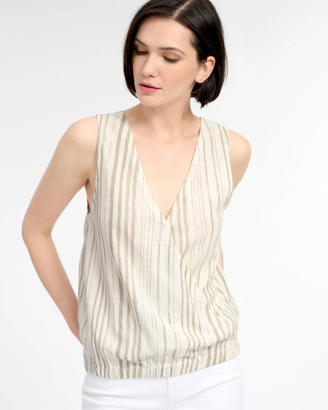 Striped Canyon Cross Tank Everyday Fit Active Wear Fit