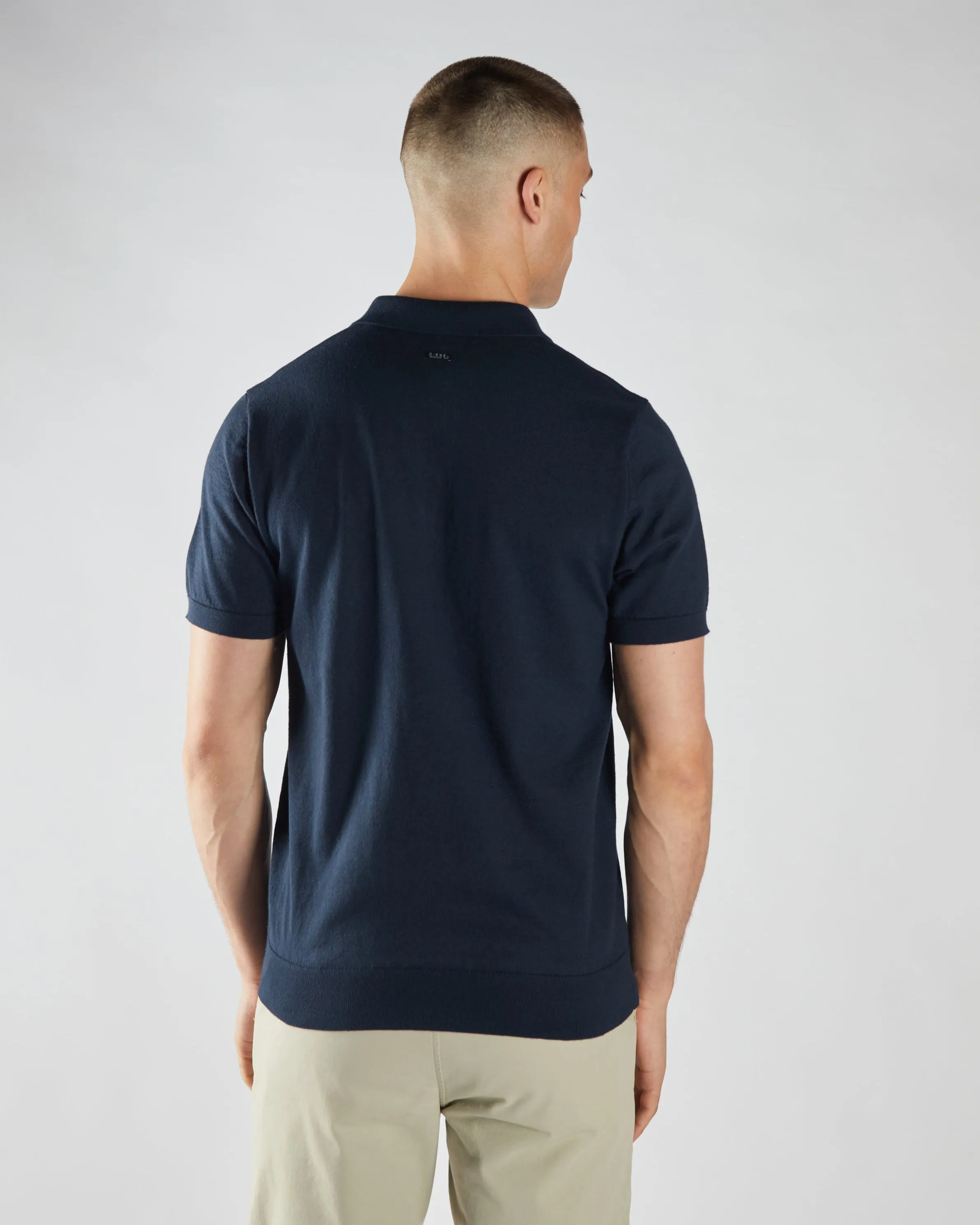 MultiDirectional Flexibility Ricardo Knitted Polo Salute Navy