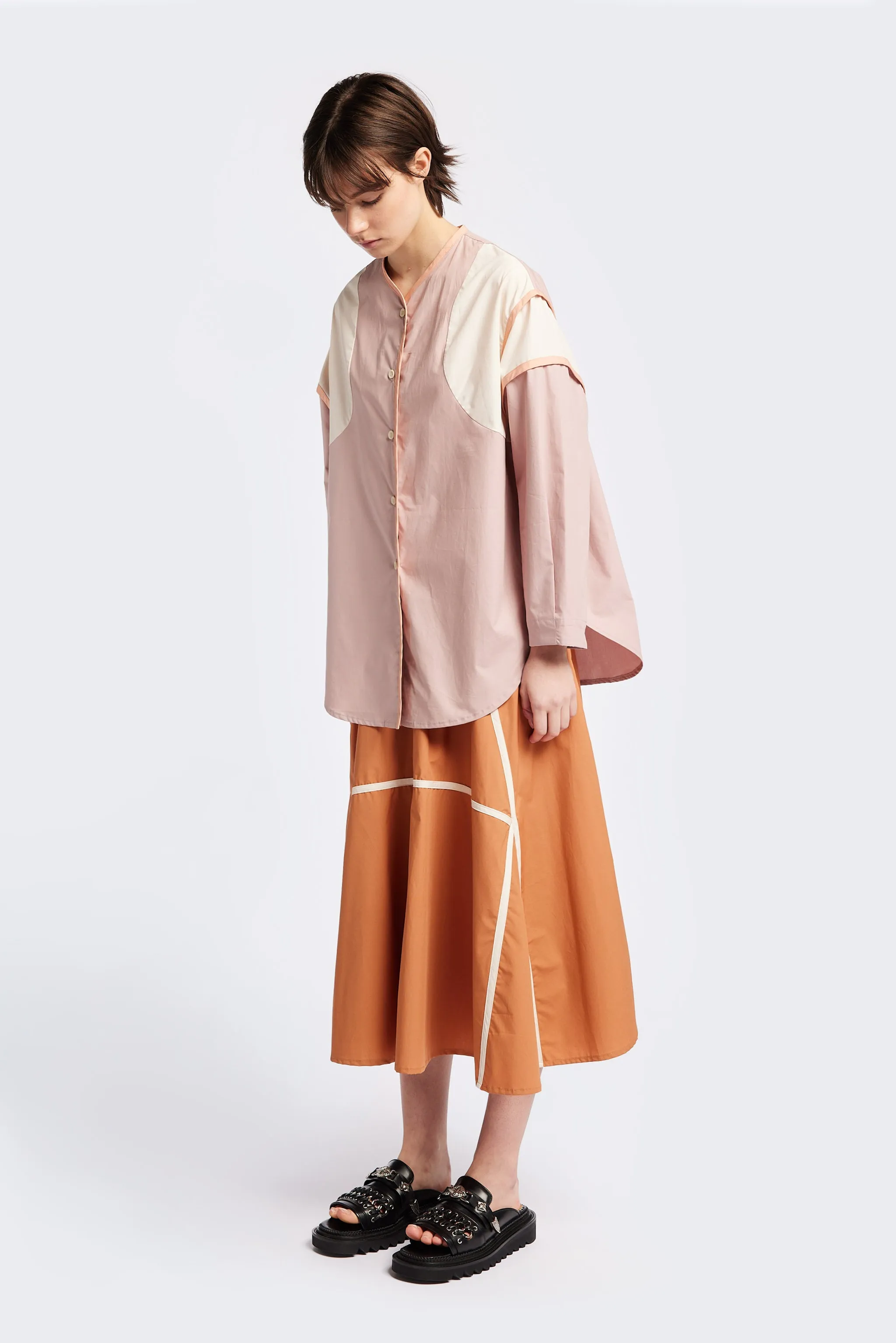 Ages Shirt Pale Peach Lightweight Comfort