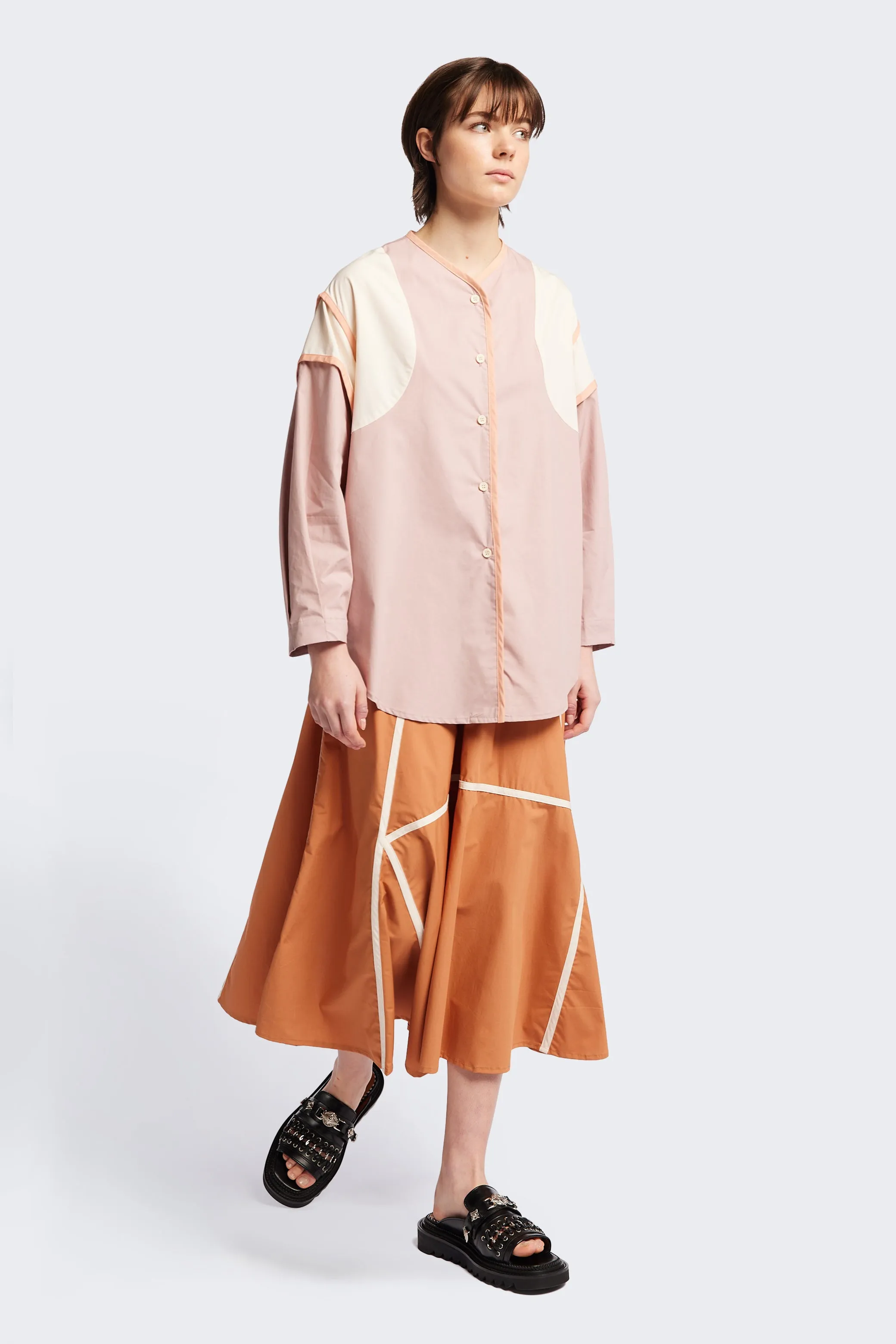 Ages Shirt Pale Peach Luxury Feel